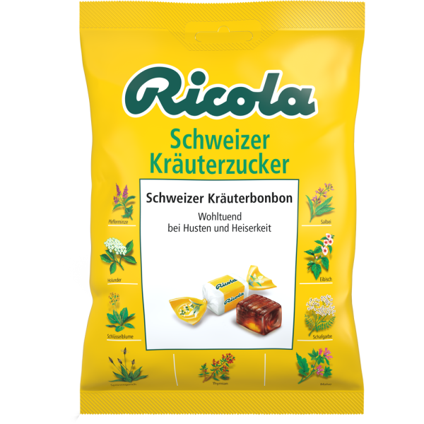 RICOLA m.Z.Beutel Kräuter Bonbons