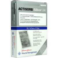ACTISORB 220 Silver 6,5x9,5 cm steril Kompressen
