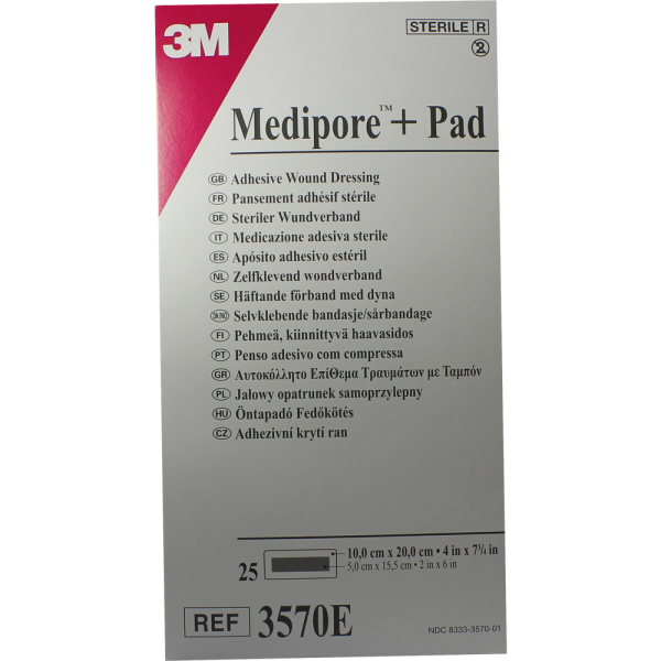 MEDIPORE Plus Pad 3570E steriler Wundverband