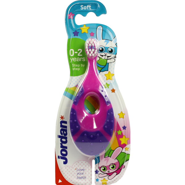 JORDAN Babyzahnbürste Step 1 0-2 Jahre