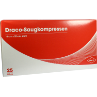 SAUGKOMPRESSEN steril 10x20 cm Draco