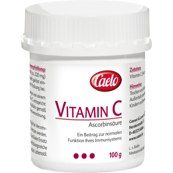 VITAMIN C ASCORBINSÄURE Caelo HV-Packung
