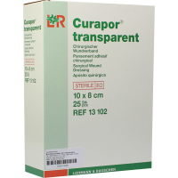 CURAPOR Wundverband steril transparent 8x10 cm