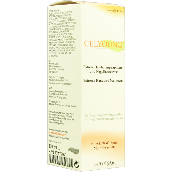 CELYOUNG Extrem Hand Fingersp.+Nagelhaut Creme