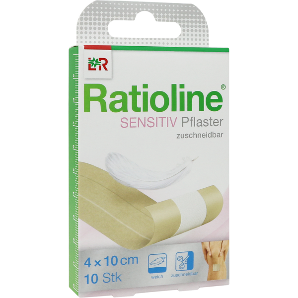 RATIOLINE sensitive Wundschnellverband 4 cmx1 m