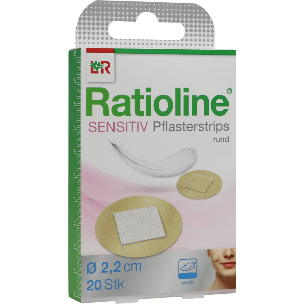 RATIOLINE sensitive Pflasterstrips rund