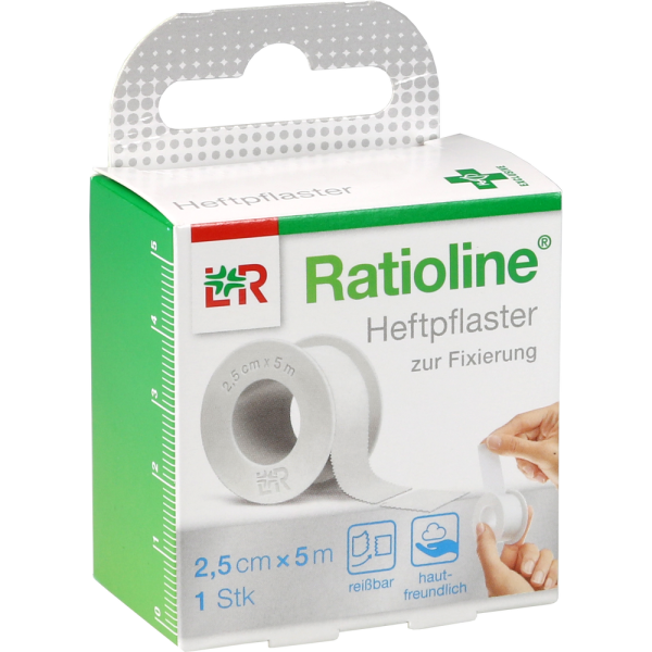 RATIOLINE acute Heftpflaster 2,5 cmx5 m