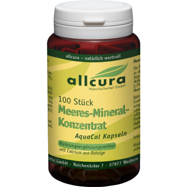 MEERESALGEN Konzentrat Rotalgen m.nat.Calcium Kps.