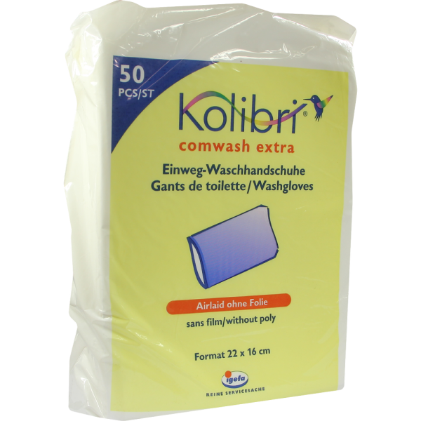 KOLIBRI comwash extra Waschhandschuh unfol.16x24cm