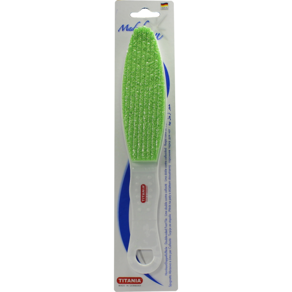 HORNHAUT DOPPELFUSSFEILE Bims/Schmirgel TITANIA