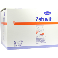 ZETUVIT Saugkompressen unsteril 10x20 cm
