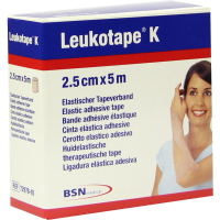LEUKOTAPE K 2,5 cm hautfarben