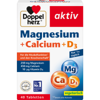 DOPPELHERZ Magnesium+Calcium+D3 Tabletten