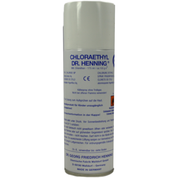 CHLORAETHYL Dr. Henning Spraydose