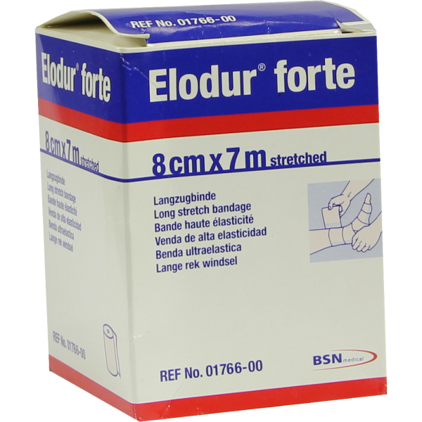 ELODUR kräftig Kompr.Binde 8 cmx7 m