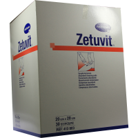 ZETUVIT Saugkompressen unsteril 20x20 cm