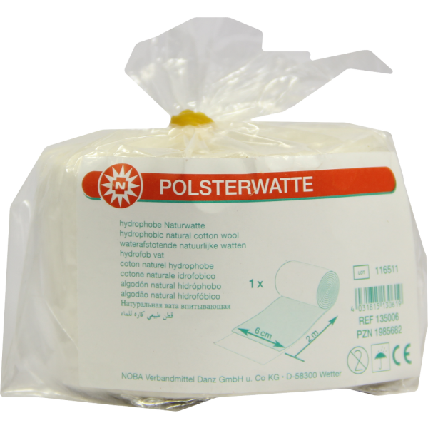 POLSTERWATTE gerollt 6 cmx2 m