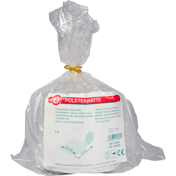 POLSTERWATTE gerollt 8 cmx2 m
