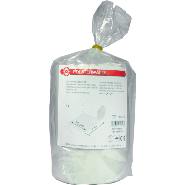 POLSTERWATTE gerollt 15 cmx2 m