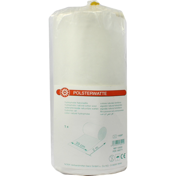 POLSTERWATTE gerollt 20 cmx2 m