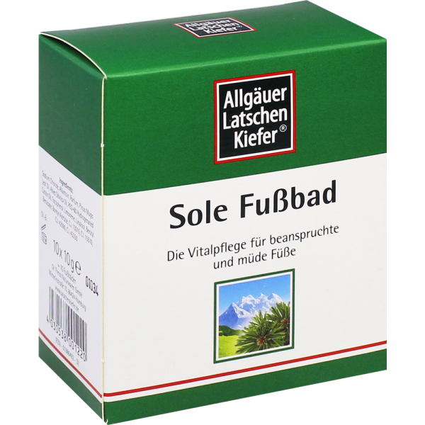 ALLGÄUER LATSCHENK. Sole Fußbad