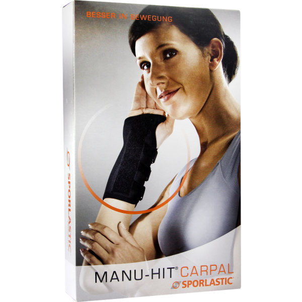 MANU-HIT CARPAL Orthese rechts Gr.S schwarz 07233