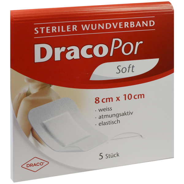 DRACOPOR Wundverband 8x10 cm steril