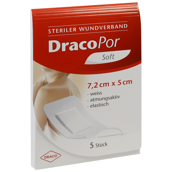 DRACOPOR Wundverband 5x7,2 cm steril