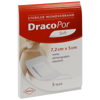 DRACOPOR Wundverband 5x7,2 cm steril