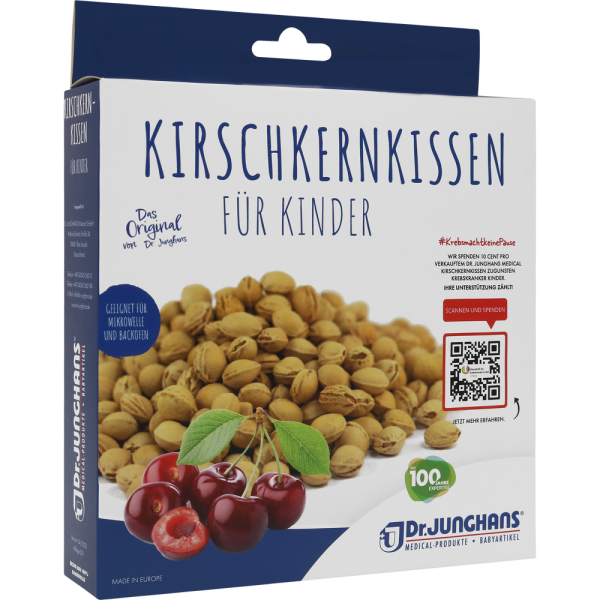 KIRSCHKERNKISSEN 17x17 cm mit Kindermotiv