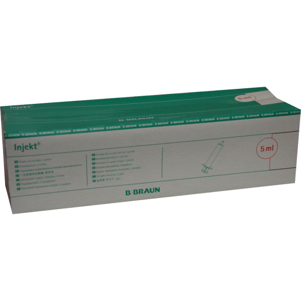 INJEKT Solo Spritze 5 ml Luer exzentrisch PVC-frei