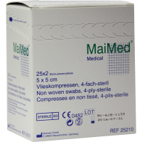 VLIESKOMPRESSEN steril 5x5 cm