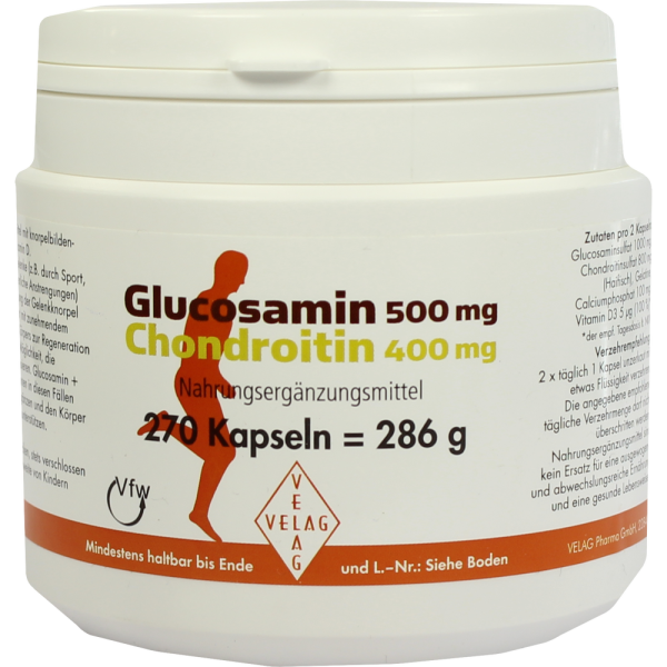 GLUCOSAMIN 500 mg+Chondroitin 400 mg Kapseln