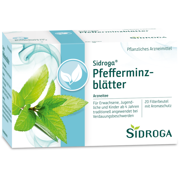 SIDROGA Pfefferminzblätter Tee Filterbeutel