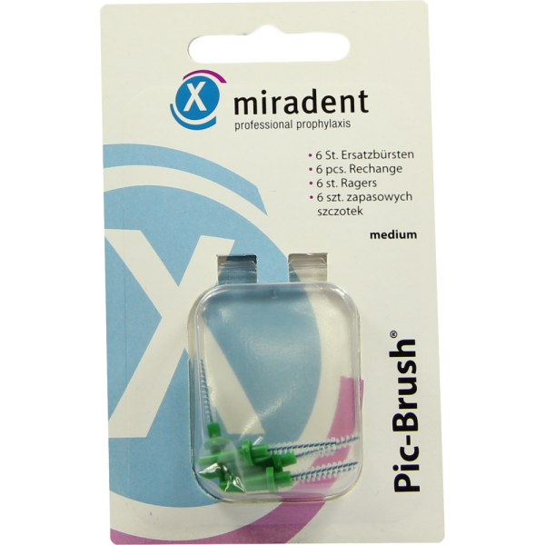 PIC BRUSH Interdentalb.Ersatzb.2,2 mm grün