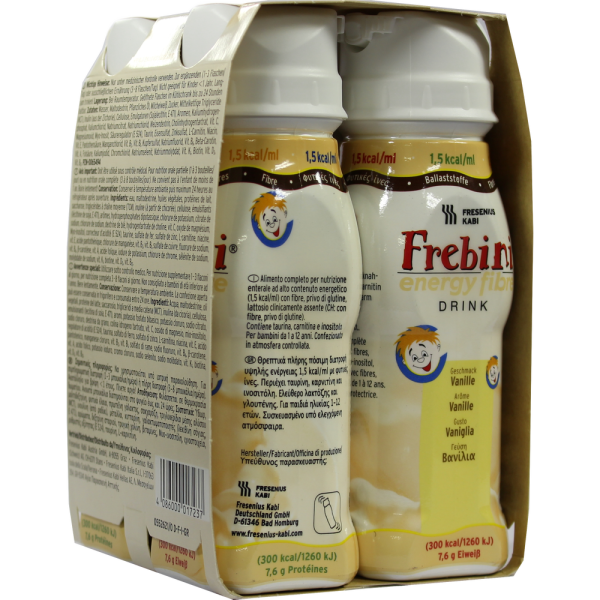 FREBINI Energy Fibre Drink Vanille Trinkflasche