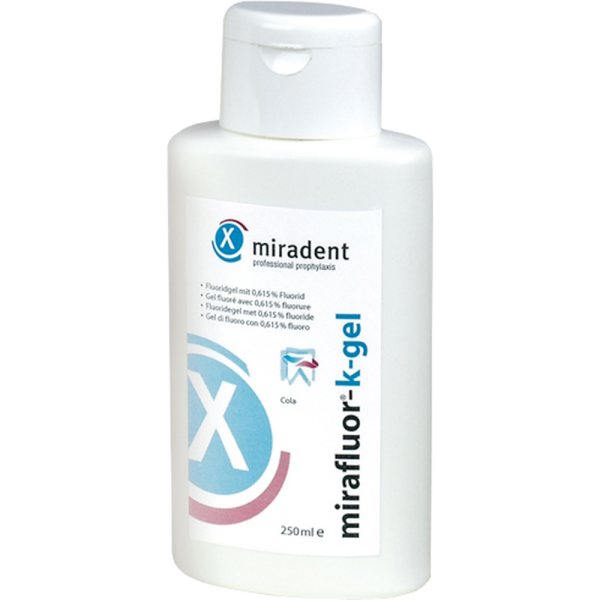 MIRAFLUOR K Fluoridgel 0,615% f.Kinder Cola
