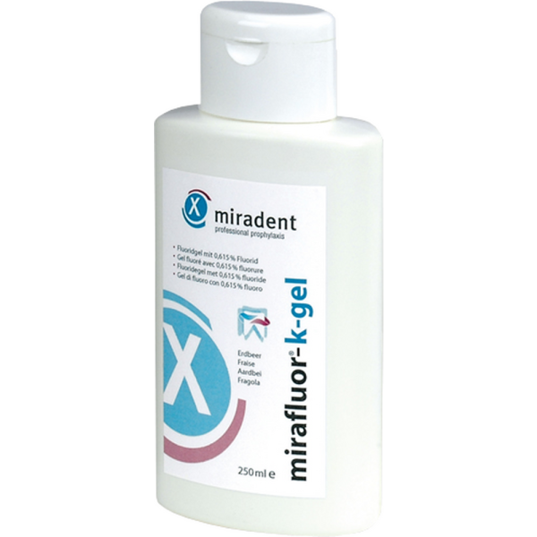 MIRAFLUOR K Fluoridgel 0,615% f.Kinder Erdbeer