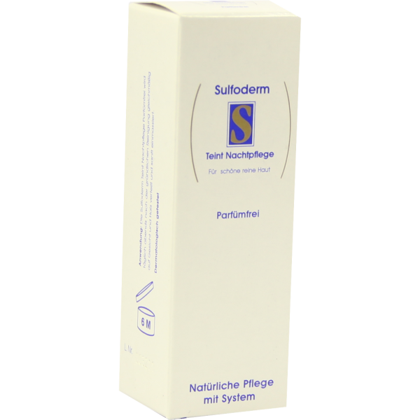 SULFODERM S Teint Nachtpflege parfümfrei