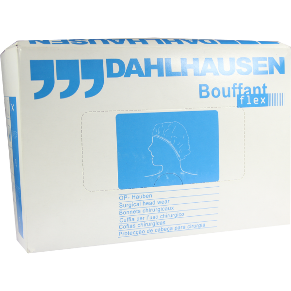 OP-HAUBE Bouffant Flex weiß