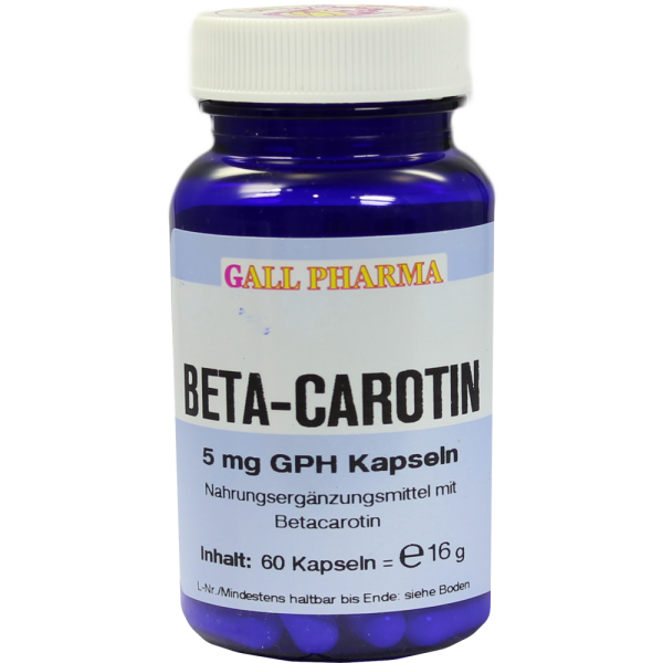 BETA CAROTIN 5 mg Kapseln