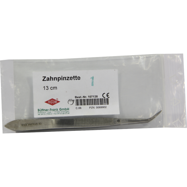 PINZETTE Zahn gebogen