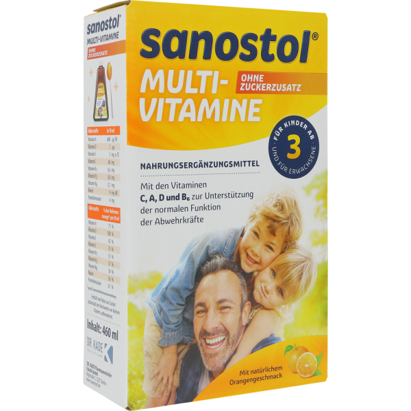 SANOSTOL ohne Zuckerzusatz Saft