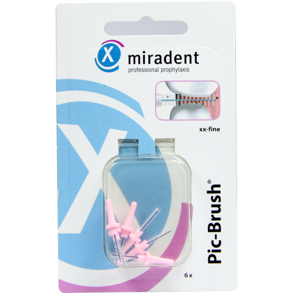 MIRADENT Interd.Pic-Brush Ersatzb.xx-fein pink