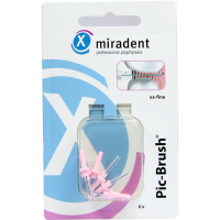 MIRADENT Interd.Pic-Brush Ersatzb.xx-fein pink