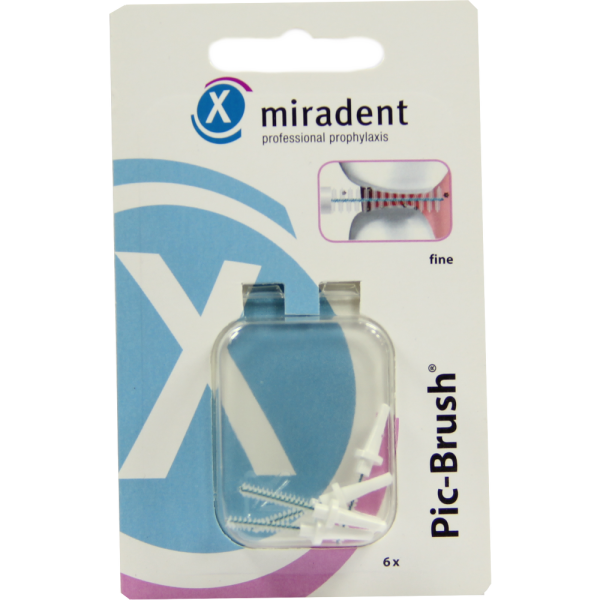 MIRADENT Interd.Pic-Brush Ersatzb.fein weiß