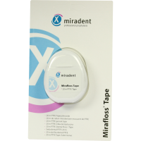 MIRADENT Zahnseide Mirafloss Tape teflonbeschicht.