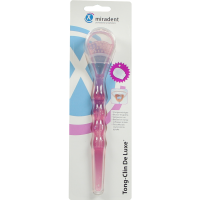 MIRADENT Zungenreiniger Tong-Clin de L.pink trans.