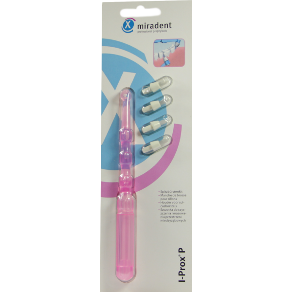 MIRADENT Spitzbürsten-Kit I-Prox P tra.pink 1H.4B.