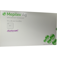 MEPILEX Ag Schaumverband 10x20 cm steril